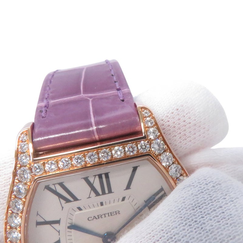 カルティエ トーチュ MM SS/K18PG ピンクーゴールド ダイヤベゼル WA501008 Cartier 腕時計 シルバー文字盤