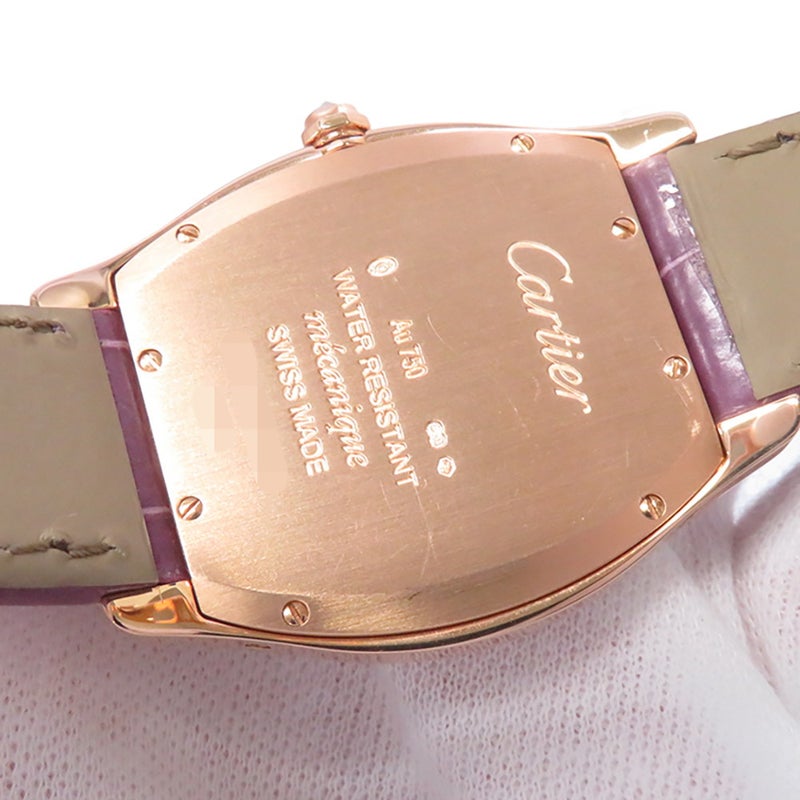 カルティエ トーチュ MM SS/K18PG ピンクーゴールド ダイヤベゼル WA501008 Cartier 腕時計 シルバー文字盤