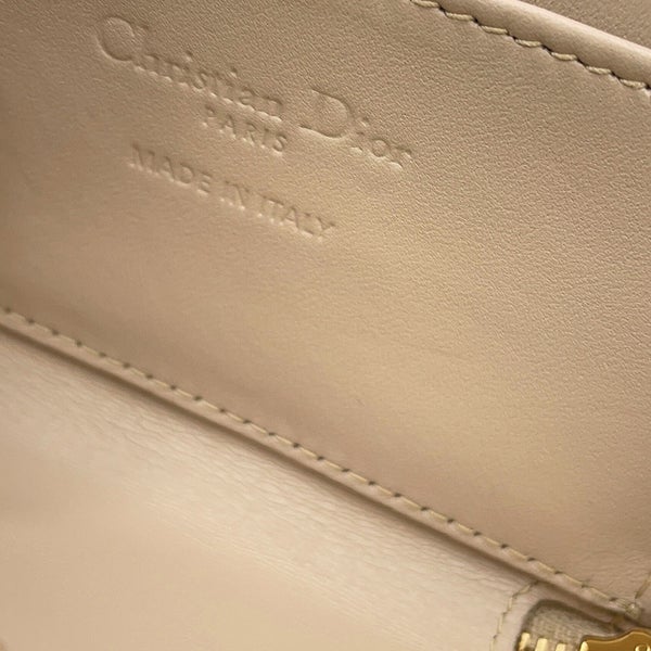 クリスチャン・ディオール キーケース カナージュ レディディオール Yuzu ラムスキン S6043ONMJ Christian Dior