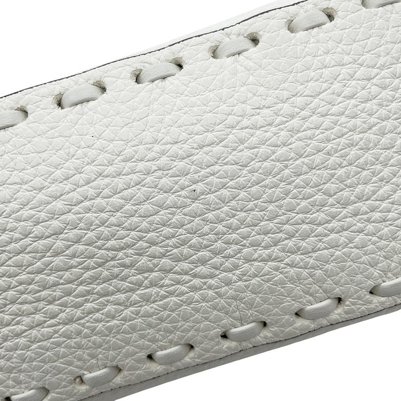 フェンディ ハンドバッグ セレリア バケット カーフレザー 8BR600 FENDI バッグ ワンショルダー 白