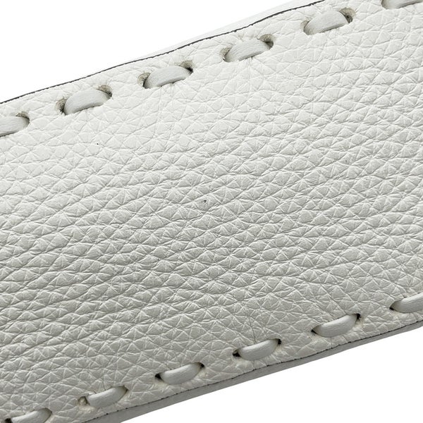 フェンディ ハンドバッグ セレリア バケット カーフレザー 8BR600 FENDI バッグ ワンショルダー 白