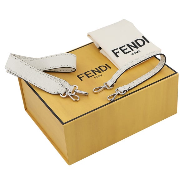 フェンディ ハンドバッグ セレリア バケット カーフレザー 8BR600 FENDI バッグ ワンショルダー 白