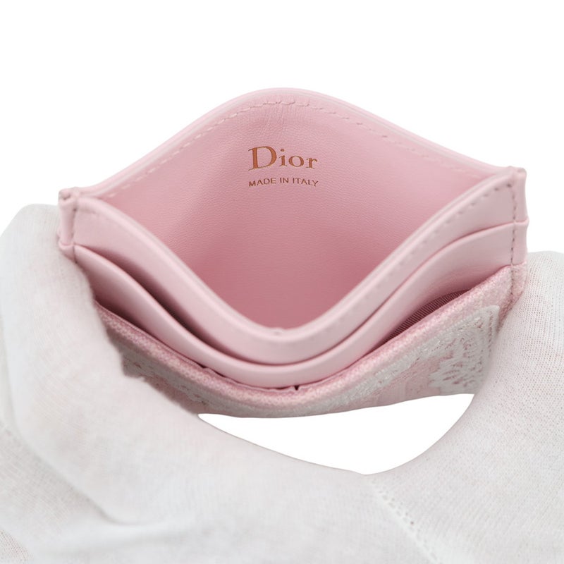 クリスチャン・ディオール カードケース ディオールアムール オブリーク ジャカード フリージア カードホルダー Christian Dior