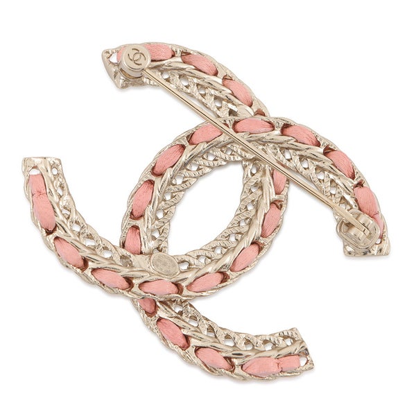 シャネル ブローチ ココマーク チェーンモチーフ メタル レザー B22S AB8317 CHANEL アクセサリー