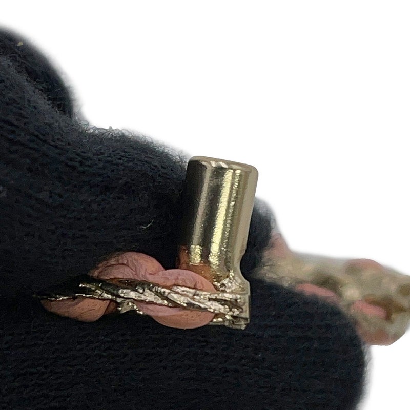 シャネル ブローチ ココマーク チェーンモチーフ メタル レザー B22S AB8317 CHANEL アクセサリー
