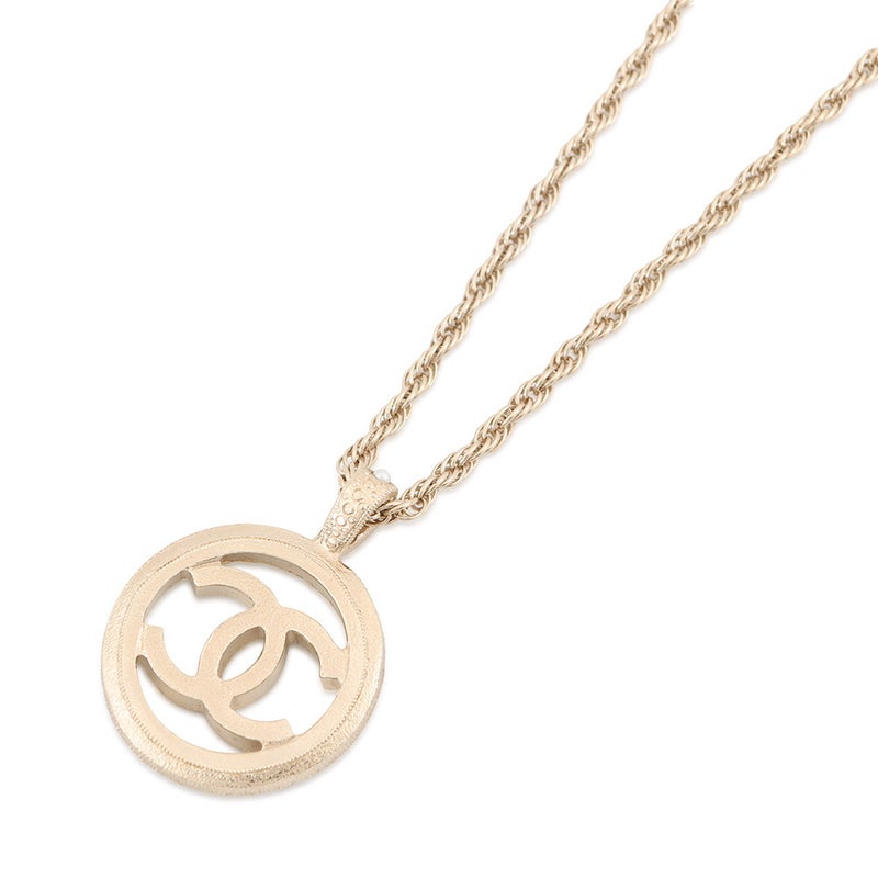 シャネル ネックレス ココマーク サークル フェイクパール A21V CHANEL アクセサリー