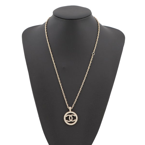シャネル ネックレス ココマーク サークル フェイクパール A21V CHANEL アクセサリー