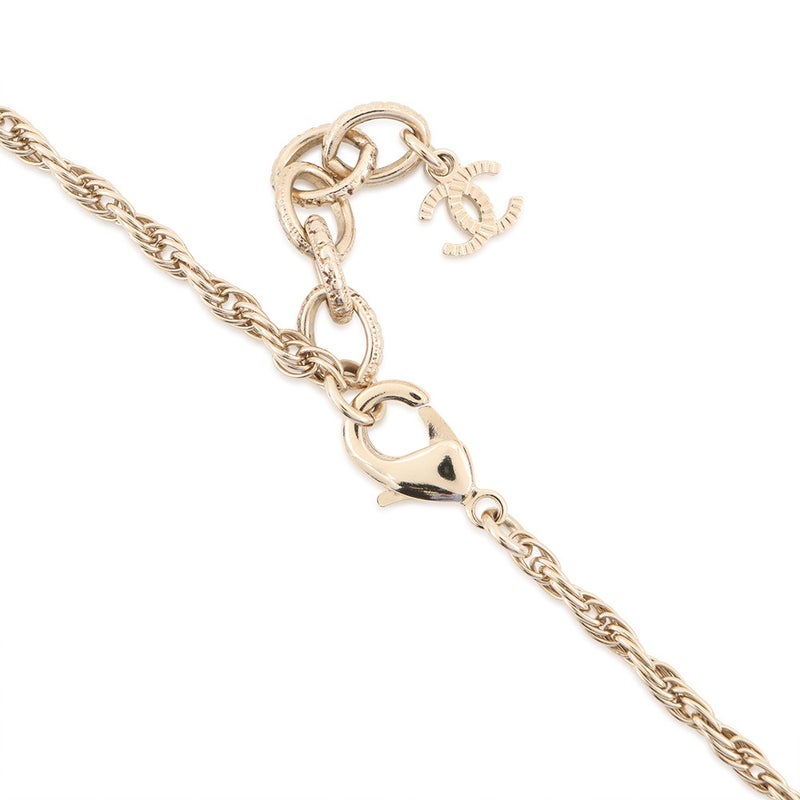 シャネル ネックレス ココマーク サークル フェイクパール A21V CHANEL アクセサリー