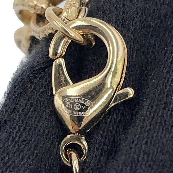 シャネル ネックレス ココマーク サークル フェイクパール A21V CHANEL アクセサリー