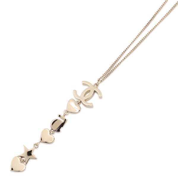シャネル ネックレス ココマーク スター/ハート/ナンバー5 モチーフ ラインストーン メタル フェイクパール B19B CHANEL アクセサリー