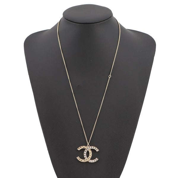 シャネル ネックレス マトラッセ ココマーク ラインストーン B18V CHANEL アクセサリー