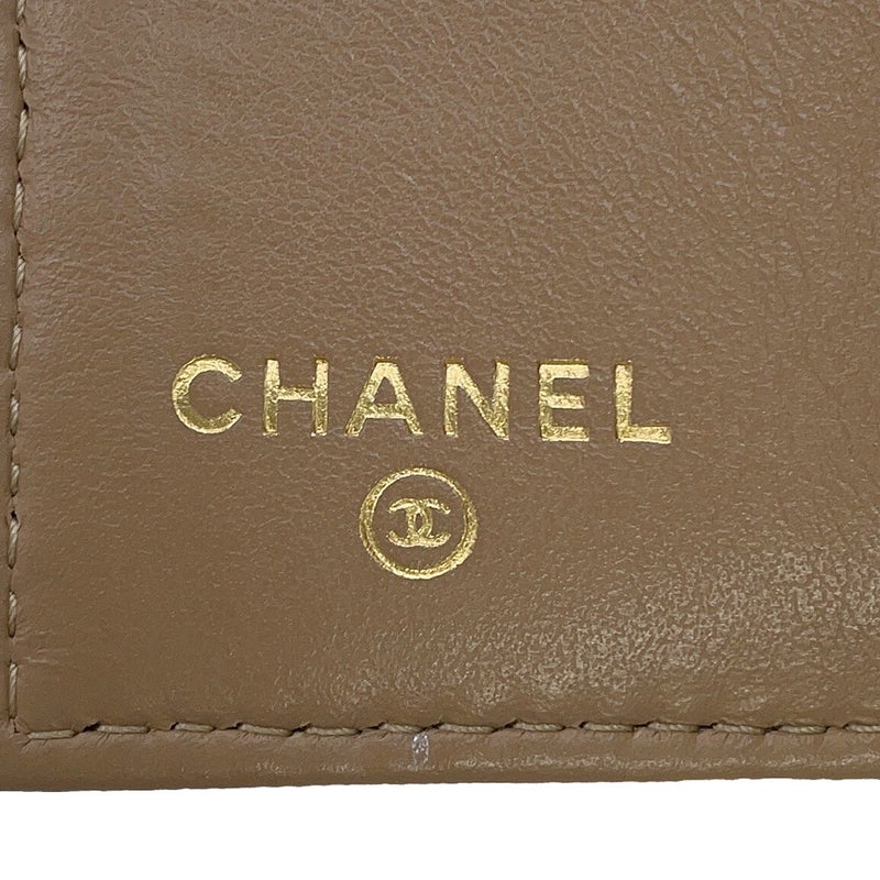 シャネル 三つ折り財布 マトラッセ ココマーク クラシック スモール フラップ ウォレット キャビアスキン AP0230 CHANEL
