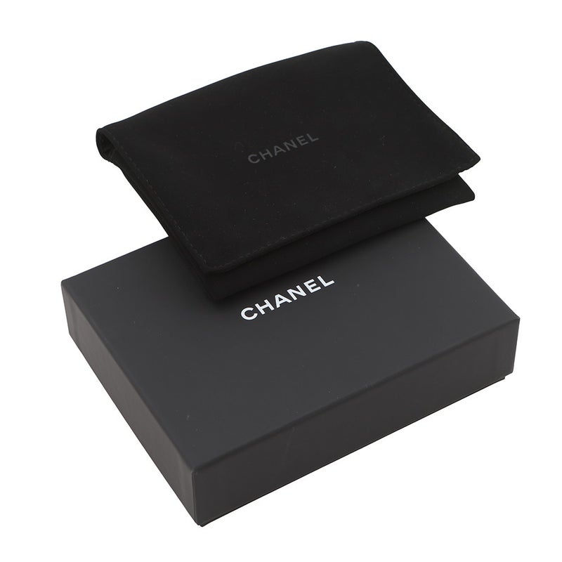 シャネル コインケース マトラッセ ココマーク キャビアスキン L字ファスナー AP3999 財布 カードケース 黒