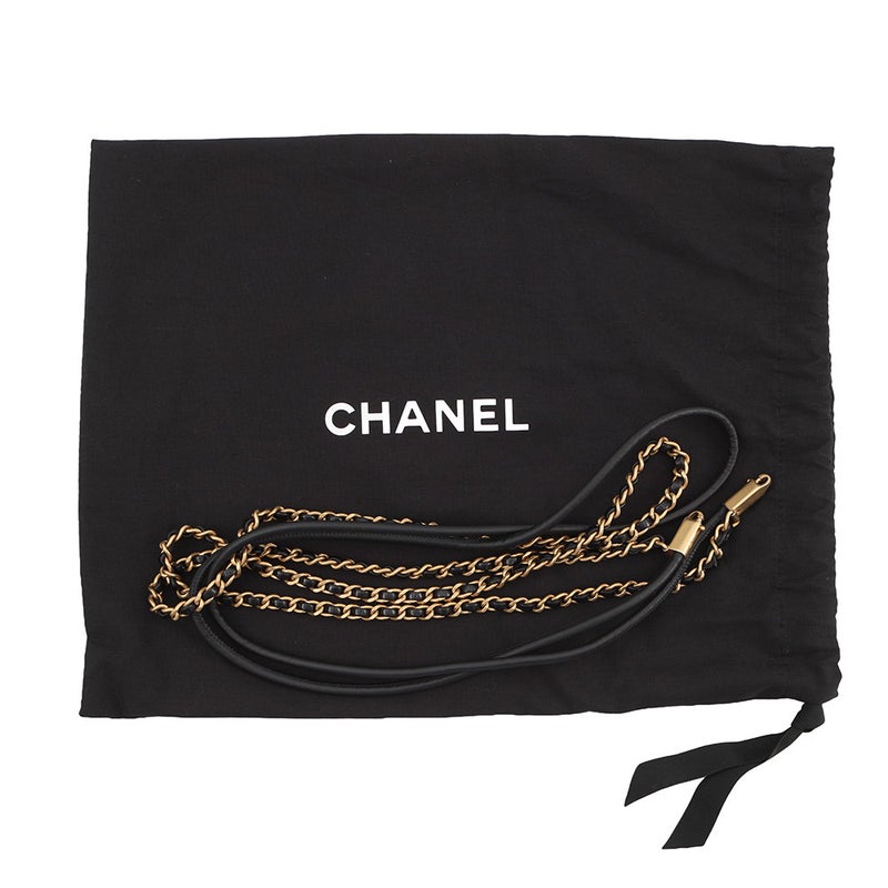 シャネル ハンドバッグ CHANEL 22 ミニ ココマーク シャイニーカーフレザー AS3980 CHANEL 2way 黒