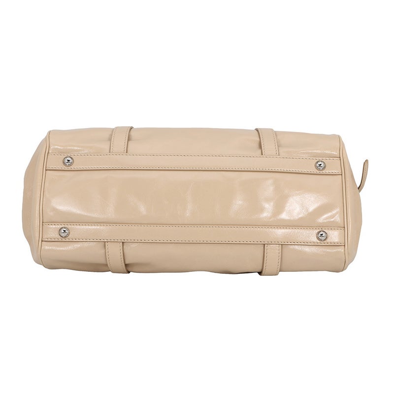 ミュウミュウ ハンドバッグ カーフレザー 5BA328 Miu Miu 2way ベージュ