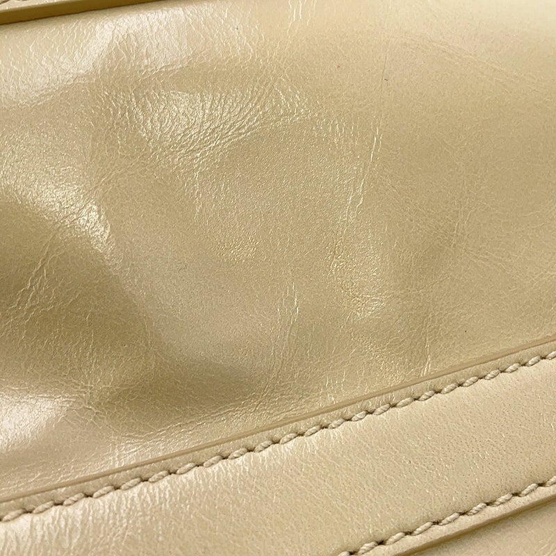 ミュウミュウ ハンドバッグ カーフレザー 5BA328 Miu Miu 2way ベージュ