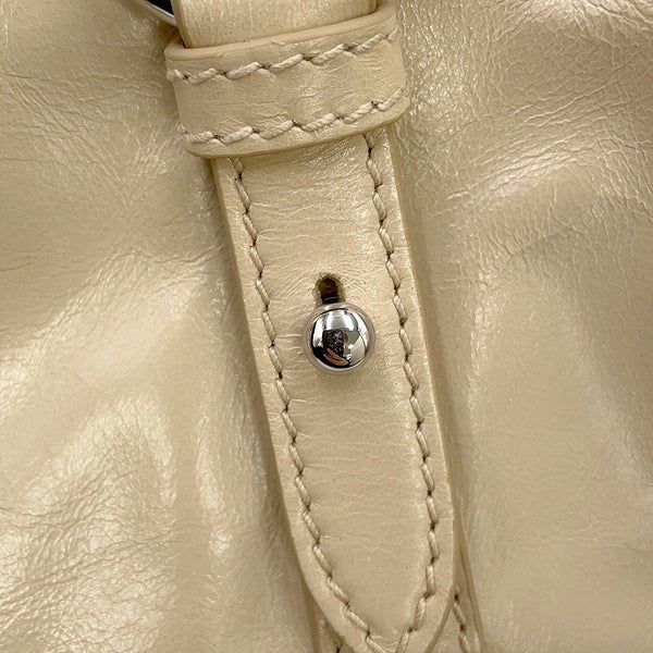 ミュウミュウ ハンドバッグ カーフレザー 5BA328 Miu Miu 2way ベージュ