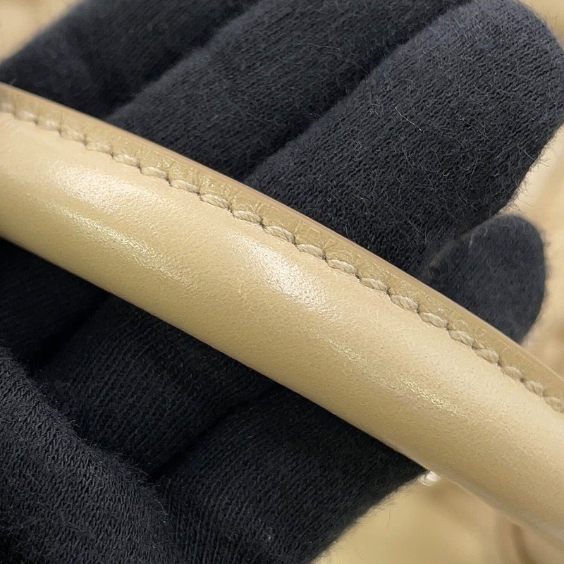 ミュウミュウ ハンドバッグ カーフレザー 5BA328 Miu Miu 2way ベージュ