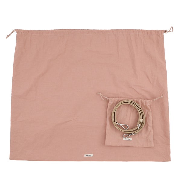 ミュウミュウ ハンドバッグ カーフレザー 5BA328 Miu Miu 2way ベージュ