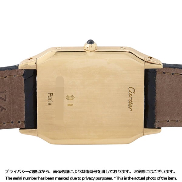 カルティエ サントス デュモン LM エクストラフラット 96054 Cartier 腕時計 白文字盤