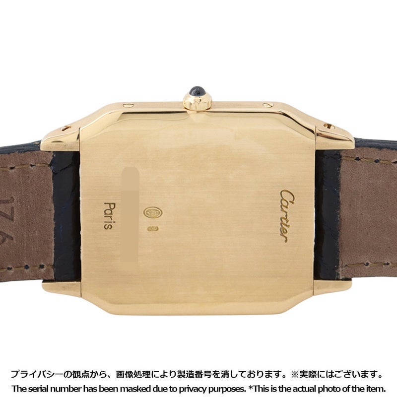 カルティエ サントス デュモン LM エクストラフラット 96054 Cartier 腕時計 白文字盤