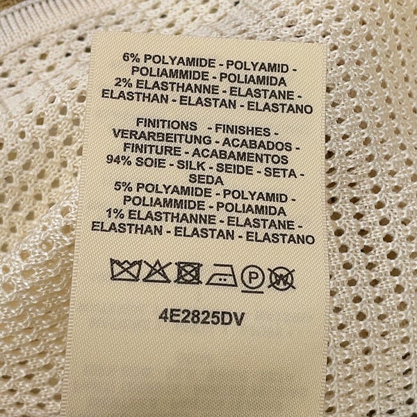 エルメス ワンピース ツイルレーヌ ワンピース Panoplie Tout Cuir シルク レディースサイズ40 HERMES トップス