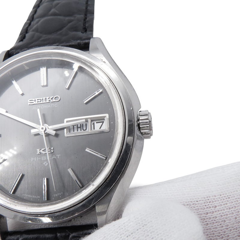 セイコー キングセイコー ハイビート 5626-7120 SEIKO 腕時計 グレー文字盤