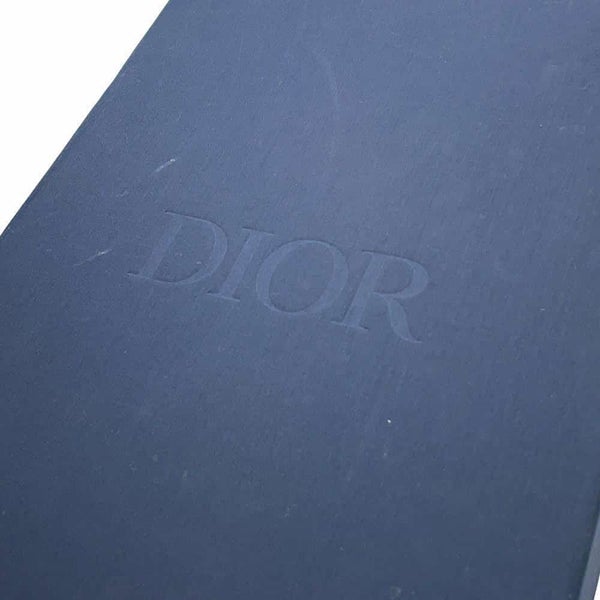 クリスチャン・ディオール サンダル オブリーク ビーズ レザー メンズサイズ41 1/2 3SV097ZCC Dior トロッター スリッパ 靴 黒