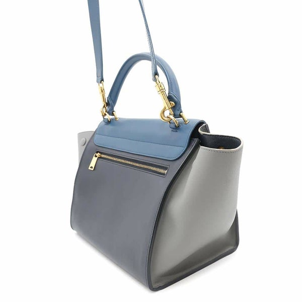 セリーヌ ハンドバッグ トラペーズ レザー CELINE バッグ 2wayショルダーバッグ