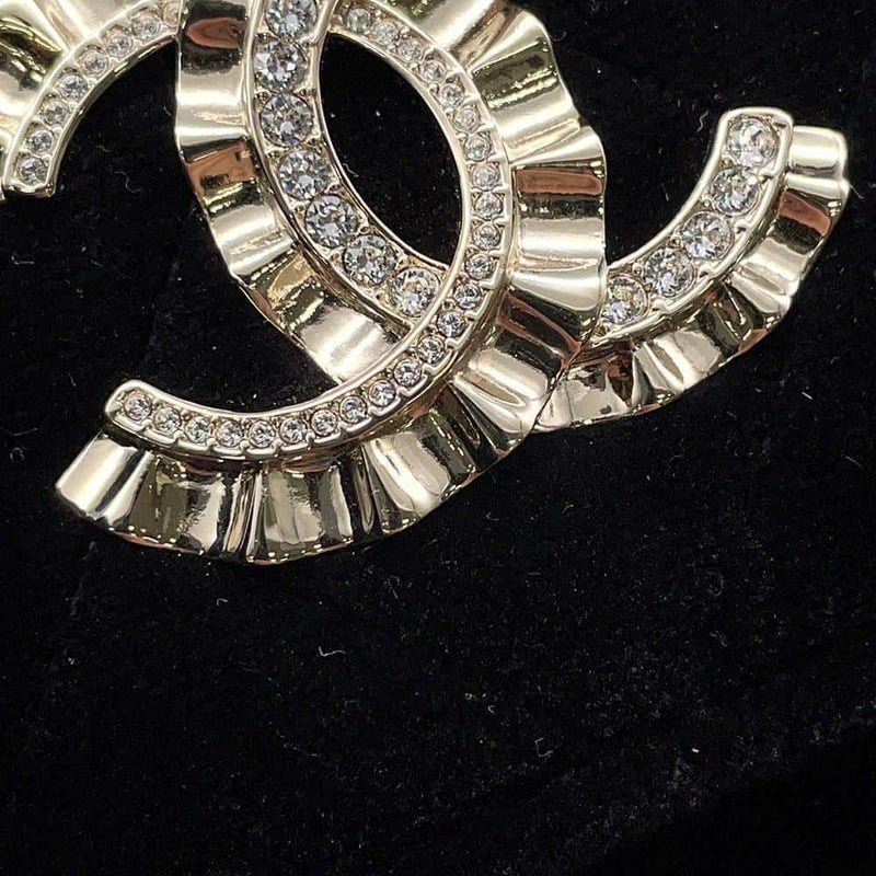 シャネル コインケース マトラッセ ココマーク ベロア ラインストーン CHANEL 財布 黒 ノベルティ