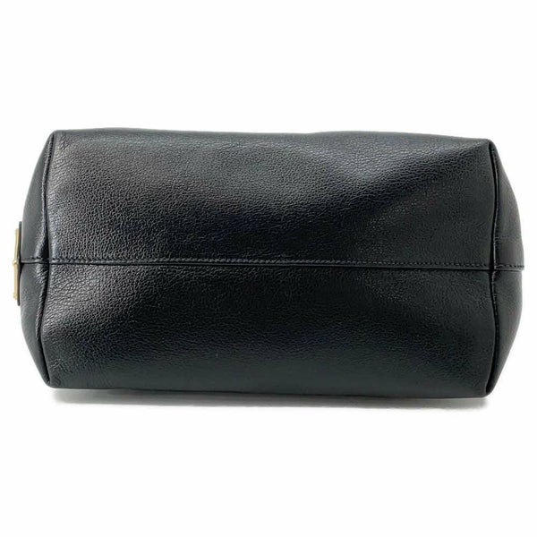 プラダ ハンドバッグ エンボスロゴ レザー 1BA111 PRADA 2way 黒