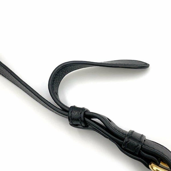 プラダ ハンドバッグ エンボスロゴ レザー 1BA111 PRADA 2way 黒