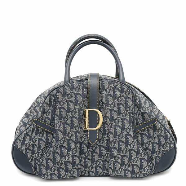 クリスチャン・ディオール ハンドバッグ トロッター キャンバス レザー Christian Dior ボストンバッグ