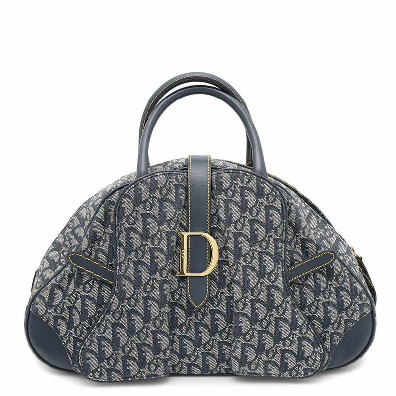 クリスチャン・ディオール ハンドバッグ トロッター キャンバス レザー Christian Dior ボストンバッグ