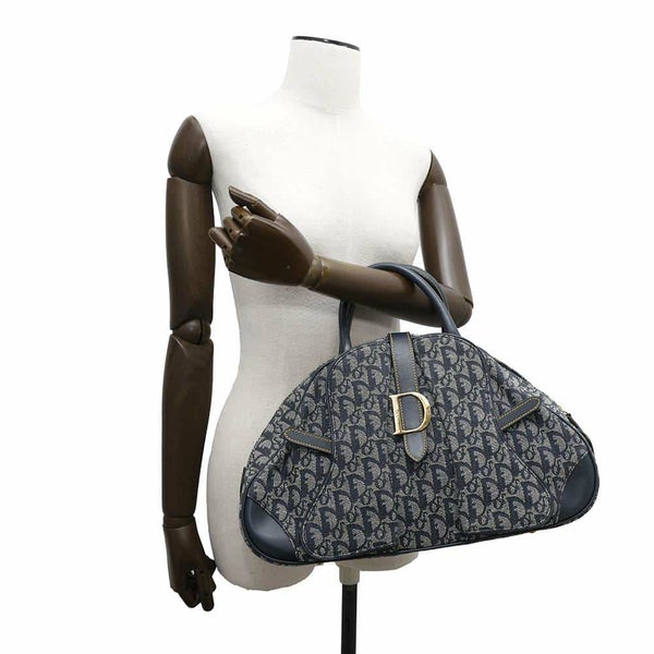 クリスチャン・ディオール ハンドバッグ トロッター キャンバス レザー Christian Dior ボストンバッグ