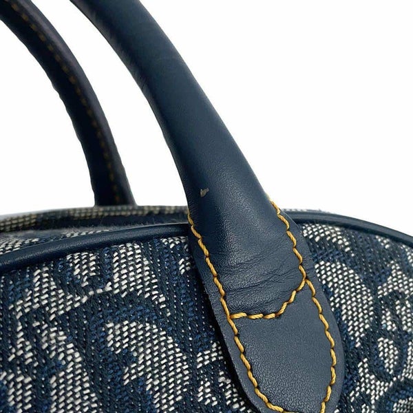 クリスチャン・ディオール ハンドバッグ トロッター キャンバス レザー Christian Dior ボストンバッグ