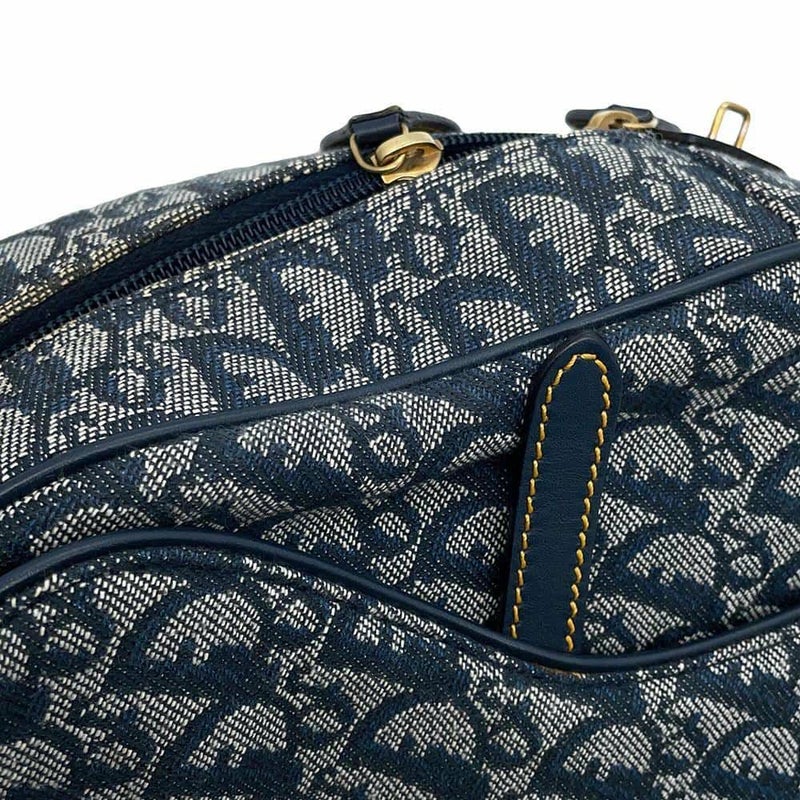 クリスチャン・ディオール ハンドバッグ トロッター キャンバス レザー Christian Dior ボストンバッグ