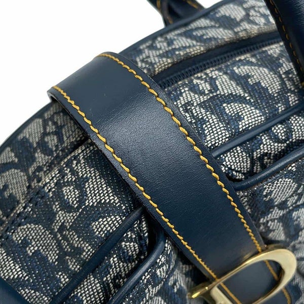 クリスチャン・ディオール ハンドバッグ トロッター キャンバス レザー Christian Dior ボストンバッグ