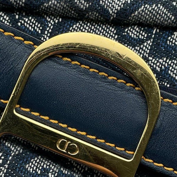 クリスチャン・ディオール ハンドバッグ トロッター キャンバス レザー Christian Dior ボストンバッグ