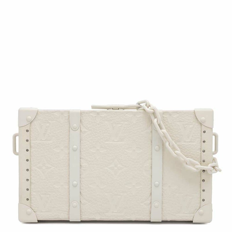 ルイヴィトン クラッチバッグ モノグラム・トリヨン ウォレットトランク M20153 LOUIS VUITTON 白