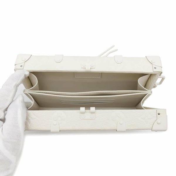 ルイヴィトン クラッチバッグ モノグラム・トリヨン ウォレットトランク M20153 LOUIS VUITTON 白