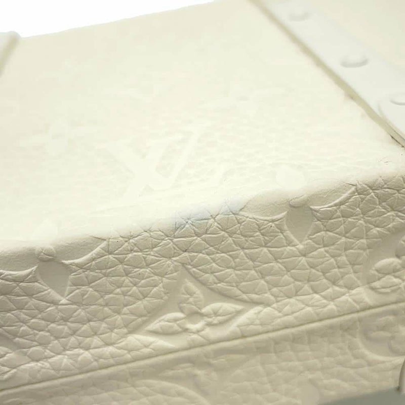 ルイヴィトン クラッチバッグ モノグラム・トリヨン ウォレットトランク M20153 LOUIS VUITTON 白