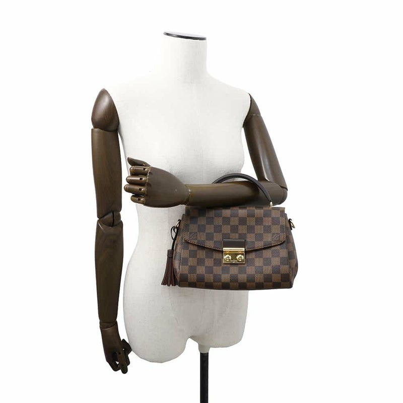 ルイヴィトン ハンドバッグ ダミエ・エベヌ クロワゼット N53000 2way