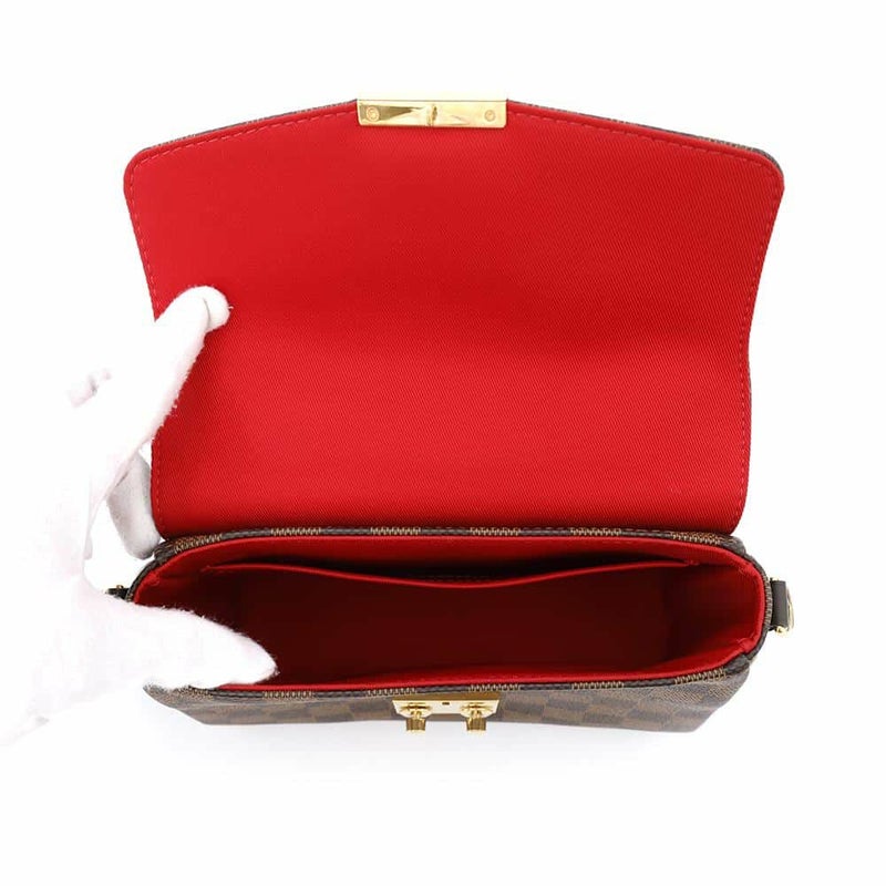 ルイヴィトン ハンドバッグ ダミエ・エベヌ クロワゼット N53000 2way