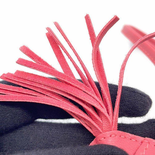 エルメス バッグチャーム ロデオ PM ローズアザレ ラムスキン Y刻印 HERMES チャーム