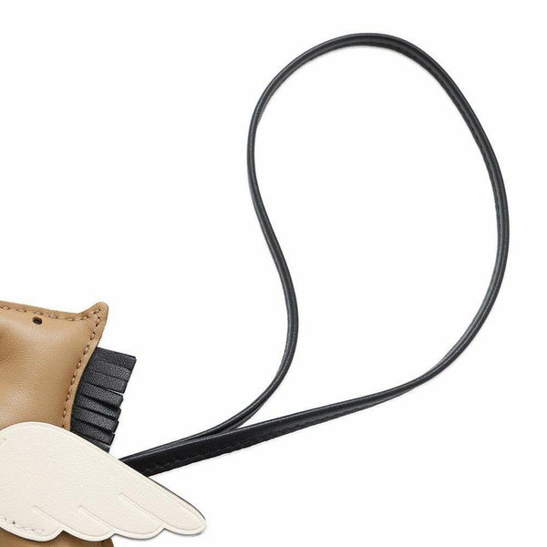 エルメス バッグチャーム ロデオPM ペガサス チャイ/ナタ/ブラック ラムスキン Z刻印