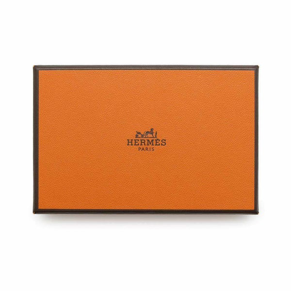 エルメス キーホルダー Hタトゥアージュ ブルーイドラ/シルバー金具 レザー HERMES チャーム