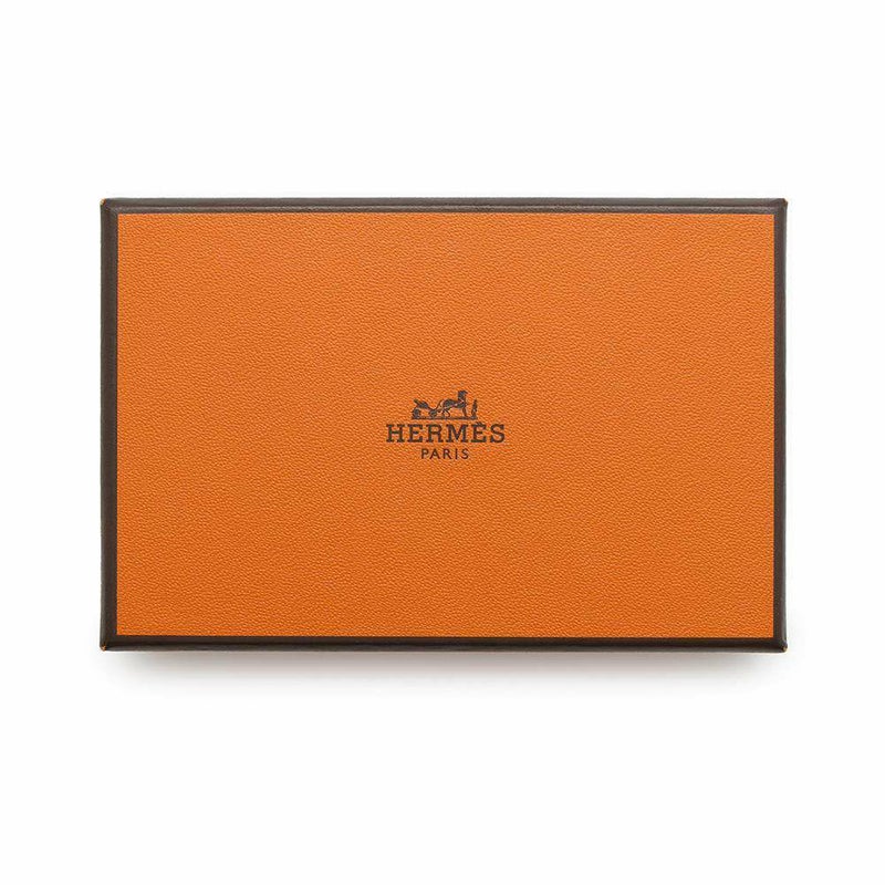 エルメス キーホルダー Hタトゥアージュ ブルーイドラ/シルバー金具 レザー HERMES チャーム