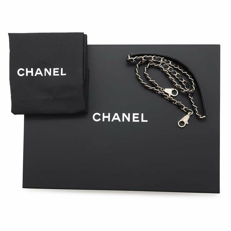 シャネル ハンドバッグ マトラッセ ココマーク フラップ キャビアスキン A92991 2way 黒