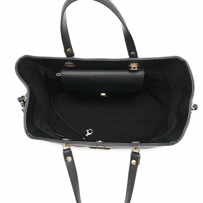 シャネル トートバッグ マトラッセ ココマーク ショッピングバッグ スモール ブルスキン AS0355 CHANEL 黒